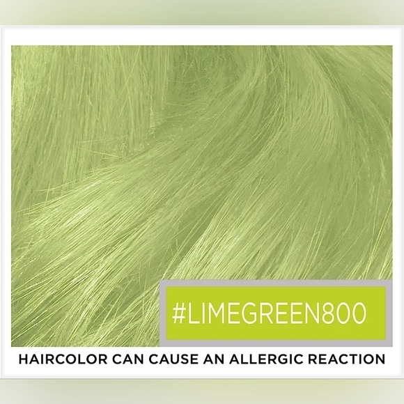 L'Oreal Lime Green Colorista Semi-Permanent Hair Colour - Picture 5 of 8